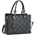 Bolsa Chenson Monograma Média Ombro Com Porta Moeda 3485378 Cor:Preto