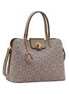 Bolsa Chenson Natural Alça de Mão Classic Cristal