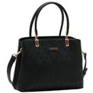 Bolsa Chenson Satchel Média Puffer Geométrico Classe 3485261 Cor:Preto