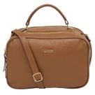 Bolsa Classe Câmera Bag Sofia Couro Liso - Nocciola