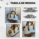 Bolsa classe couro off baú cor:off