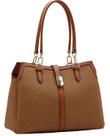 Bolsa Clássico Contemporâneo - Alça de Ombro - Chenson 3485656 - Marrom