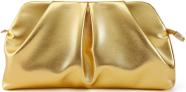 Bolsa Clutch Bag QIRACHIC Gold Dressy Formal para mulheres