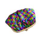 Bolsa Clutch Colorida Bordada para Festas