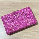 Bolsa Clutch com Pedras Pink para Festas
