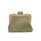Bolsa Clutch Estilo Ráfia Palha Artesanal