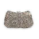 Bolsa Clutch Feminina De Festa Luxo Com Cristais E Strass
