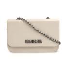 Bolsa Clutch Lisa Off White Pequena Transversal Luxo