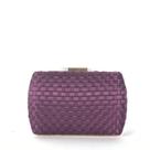 Bolsa clutch violeta