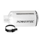 Bolsa coletora de poeira POWERTEC com kit de fixação de 5 bandas de 1 mícron