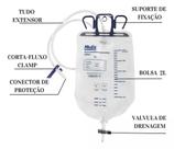 Bolsa Coletora De Urina Sistema Fechado 2 Litros - Medix