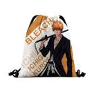 Bolsa com cordão Bleachs Kurosakis Ichigos para crianças 39x32cm Bolsa com cordão Bleachs Kurosakis Ichigos para crianças 39x32cm