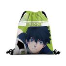 Bolsa com cordão Blues Locks Isagis Yoichis para crianças - 39x32cm