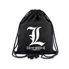 Bolsa com cordão Deaths Notes Anime String Swim Gym Bolsa com cordão Deaths Notes Anime String Swim Gym