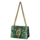 Bolsa com corrente de ombro, bolsa tiracolo, verde feminina DEEPMEOW