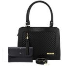 Bolsa com Divisória Feminina Alice Borba com Carteira/Porta Oculos Lavini Bolsa com Divisória Feminina Alice Borba com Carteira/Porta Oculos Lavini