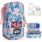Bolsa Cooler de Leche Materna para Viaje WIBOND con Pantalla en Tiempo Real Rosa