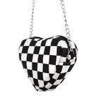 Bolsa Coraçao Feminina Transversal De Corrente De Lado E Ombro De Luxo Pequena Mini Bag