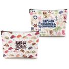 Bolsa Cosmética CQM 2 piezas impermeable de algodón 24x19 cm