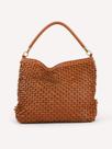 Bolsa Couro Escamas Boho - Caramelo