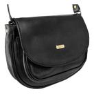 Bolsa Couro Legítimo Feminina Transversal Luxo