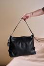 Bolsa Couro Média Preto