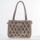 Bolsa Couro Ouro Amanaki