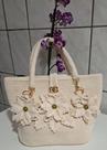Bolsa croche flor encanto