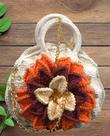 Bolsa Crochê Flor Menina