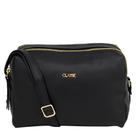 Bolsa crossbody 2 divisórias classe couro