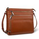 Bolsa crossbody befen Soft Real Leather RFID Wallet Cognac Bolsa crossbody befen Soft Real Leather RFID Wallet Cognac