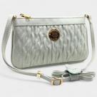 Bolsa Crossbody Classe Couro Legítimo Casual Kelly Feminina - Verde Claro