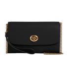Bolsa crossbody Coach Signature Leather Chain para mulheres