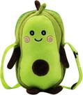 Bolsa crossbody de pelúcia de abacate de panda fofa pequena bolsa fofa bolsa de ombro bolsa mensageiro bolsa para mulheres meninas