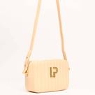 Bolsa Crossbody Easy Lança Perfume Gomos Ve25 Bege Feminino