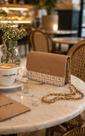 Bolsa Crossbody Estampada Marrom Marca Lança Perfume Cor:Marrom