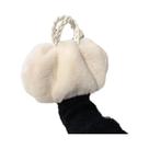 Bolsa Crossbody Feminina de Pelúcia - Moda Outono/Inverno