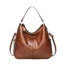Bolsa Crossbody Feminina Grande - Material Sintético, Estilo Vintage e Design de Luxo