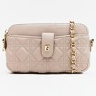 Bolsa Crossbody Lança Perfume Matelasse In26 Bege Feminino