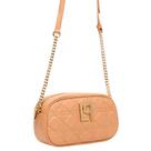 Bolsa Crossbody Lança Perfume Matelasse Ve25 Bege Feminino