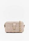 Bolsa crossbody matelasse com enfeite lança perfume -