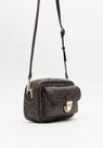 Bolsa Crossbody Monograma Lança Perfume café