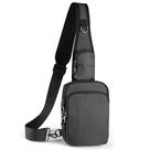 Bolsa Crossbody Sling Blocking VADOO RFID Blocking, resistente à água, cinza