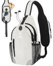 Bolsa Crossbody Sling VPBAGE para homens e mulheres à prova d'água Bolsa Crossbody Sling VPBAGE para homens e mulheres à prova d'água