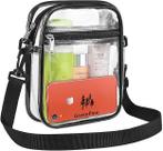 Bolsa CrossBody transparente aprovada para homens e mulher