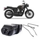 Bolsa Custom Alforge 30 Litros Cravo Com Afastador Triumph Bonneville T 100