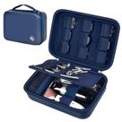 Bolsa de acessórios de barbeiro Boobowl para cortadores e suprimentos azul escuro