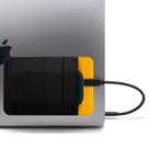 Bolsa de armazenamento Afterplug, adesivo de 2 bolsos para acessório de laptop
