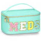 Bolsa de armazenamento BuyCard Medicines Chenille Letter Bag verde Bolsa de armazenamento BuyCard Medicines Chenille Letter Bag verde