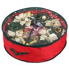 Bolsa de armazenamento de guirlandas de Natal Primode 36 polegadas Red Oxford